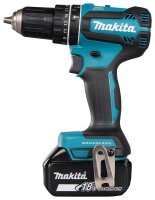 makita DHP485RTJ Akku-Schlagbohrschrauber-Set 18,0 V, mit 2 Akkus