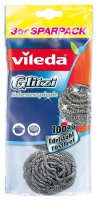 vileda Glitzi Scheuerspirale Topfreiniger, 3 St.