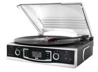 soundmaster PL590SW Plattenspieler schwarz