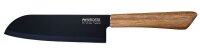 NIROSTA Santokumesser Flow Fair schwarz, Klinge: 18,0 cm,...