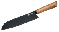 NIROSTA Santokumesser Flow Fair schwarz, Klinge: 18,0 cm, 1 St.
