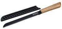 NIROSTA Brotmesser Flow Fair schwarz, Klinge: 20,0 cm, 1 St.