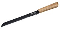 NIROSTA Brotmesser Flow Fair schwarz, Klinge: 20,0 cm, 1 St.