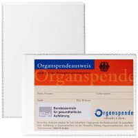 DURABLE Dokumentenhüllen transparent 10,5 x 7,4 cm,...