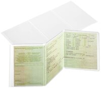 DURABLE Dokumentenhüllen transparent 21,0 x 10,5 cm,...