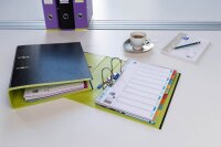 OXFORD myColour Strong-Line Ordner schwarz Kunststoff 8,0 cm DIN A4, 1 St.
