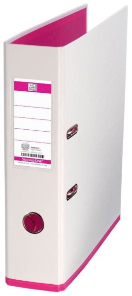 OXFORD myColour Strong-Line Ordner weiß Kunststoff 8,0 cm DIN A4, 1 St.