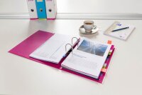 OXFORD myColour Strong-Line Ordner weiß Kunststoff 8,0 cm DIN A4, 1 St.