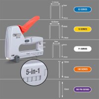 TACWISE™ Handtacker/-nagler Z-CT Heavy Duty silber / orange, 1 St.