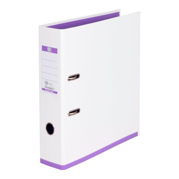 OXFORD myColour Strong-Line Ordner weiß Kunststoff 8,0 cm DIN A4, 1 St.