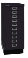 BISLEY MultiDrawer™ L2910S Schubladenschrank schwarz 10 Schubladen 27,8 x 38,0 x 67,0 cm, 1 St.
