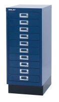 BISLEY MultiDrawer™ L2910S Schubladenschrank oxfordblau 10 Schubladen 27,8 x 38,0 x 67,0 cm, 1 St.