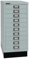 BISLEY MultiDrawer™ L2910S Schubladenschrank silber 10 Schubladen 27,8 x 38,0 x 67,0 cm, 1 St.
