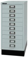 BISLEY MultiDrawer™ L2910S Schubladenschrank silber 10 Schubladen 27,8 x 38,0 x 67,0 cm, 1 St.