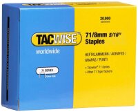 TACWISE™ Tackerklammern Typ 71/8mm, 0368 8 mm, 20.000 St.