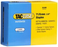 TACWISE™ Tackerklammern Typ 71/6mm, 0367 6 mm,...
