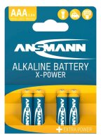 ANSMANN Batterien X-POWER Alkali-Mangan Micro AAA 1,5 V, 4 St.