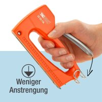TACWISE™ Handtacker Z2 53-13L orange, 1 St.