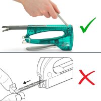 TACWISE™ Handtacker Z2 53-13T transparent / grün, 1 St.