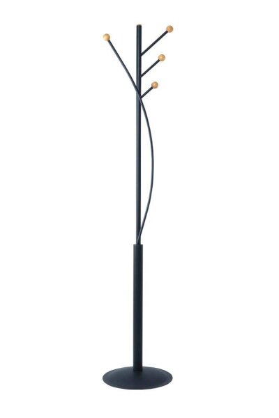 MAUL Kleiderständer MAULaura 9405570 schwarz Metall 4 Haken 36,0 x 177,0 cm, 1 St.