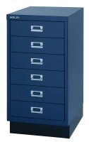 BISLEY MultiDrawer™ L29A36S Schubladenschrank oxfordblau 6 Schubladen 34,9 x 43,2 x 67,0 cm, 1 St.