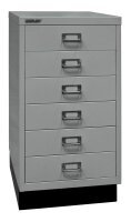 BISLEY MultiDrawer™ L29A36S Schubladenschrank silber 6 Schubladen 34,9 x 43,2 x 67,0 cm, 1 St.