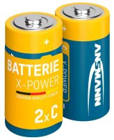 ANSMANN Batterien X-POWER Alkali-Mangan Baby C 1,5 V, 2 St.