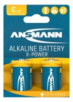 ANSMANN Batterien X-POWER Alkali-Mangan Baby C 1,5 V, 2 St.