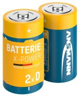 ANSMANN Batterien X-POWER Alkali-Mangan Mono D 1,5 V, 2 St.