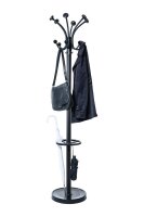 MAUL Kleiderständer MAULnubis 9407090 schwarz Metall 20 Haken 38,0 x 179,0 cm, 1 St.