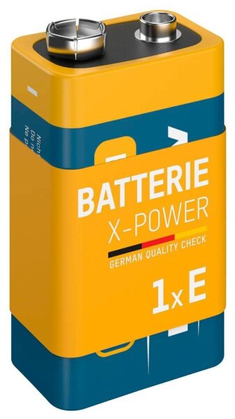 ANSMANN Batterie X-POWER Alkali-Mangan E-Block 9,0 V, 1 St.