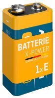 ANSMANN Batterie X-POWER Alkali-Mangan E-Block 9,0 V, 1 St.