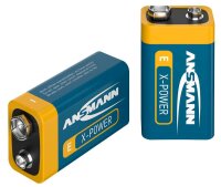 ANSMANN Batterie X-POWER Alkali-Mangan E-Block 9,0 V, 1 St.