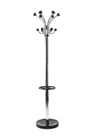 MAUL Kleiderständer MAULnebula  9407796 silber Metall 20 Haken 38,0 x 175,0 cm, 1 St.