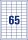 dundee Etiketten weiß 38,1 x 21,2 mm, 100 Blatt