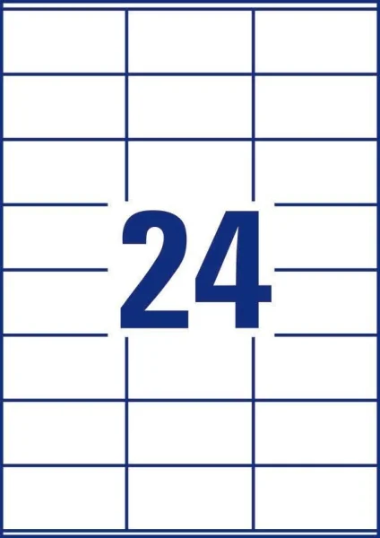 dundee Etiketten weiß 70,0 x 36,0 mm, 100 Blatt