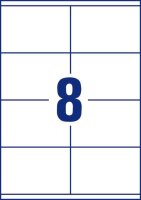 dundee Etiketten weiß 105,0 x 70,0 mm, 100 Blatt