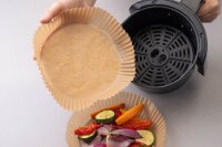 FACKELMANN Backpapier für Heißluftfritteusen 16,0 cm, rund 40 St.