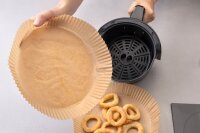 FACKELMANN Backpapier für Heißluftfritteusen 20,0 cm, rund 40 St.