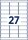AVERY Zweckform Namensetiketten L4784-20 weiß 63,5 x 29,6 mm, 20 Blatt