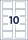AVERY Zweckform Namensetiketten L4785-20 weiß 80,0 x 50,0 mm, 20 Blatt