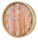 PEWETA Funkwanduhr braun Holz, Ø 30,0 cm