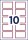 AVERY Zweckform Namensetiketten L4786-20 weiß 80,0 x 50,0 mm, 20 Blatt