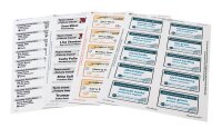 AVERY Zweckform Namensetiketten L4787-20 weiß 80,0 x 50,0 mm, 20 Blatt
