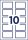 AVERY Zweckform Namensetiketten L4787-20 weiß 80,0 x 50,0 mm, 20 Blatt