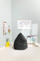 SITTING POINT Beanbag Fluffy L Sitzsack schwarz