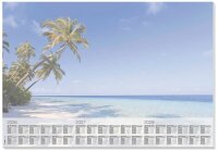 SIGEL Schreibtischunterlage Beach 2026/2027/208 blau...