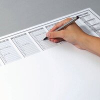 SIGEL Schreibtischunterlage Office 2026/2027 weiß Papier 59,5 x 41,0 cm, 40 Blatt