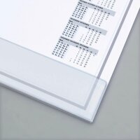 SIGEL Schreibtischunterlage Protect 2026/2027 weiß Papier 59,5 x 41,0 cm, 40 Blatt