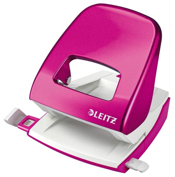 LEITZ Locher NeXXt 5008 WOW pink-metallic, 1 St.